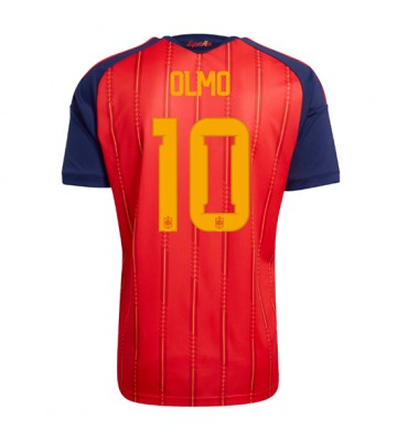Spanien Dani Olmo #10 Hemmatröja VM 2026 Kortärmad